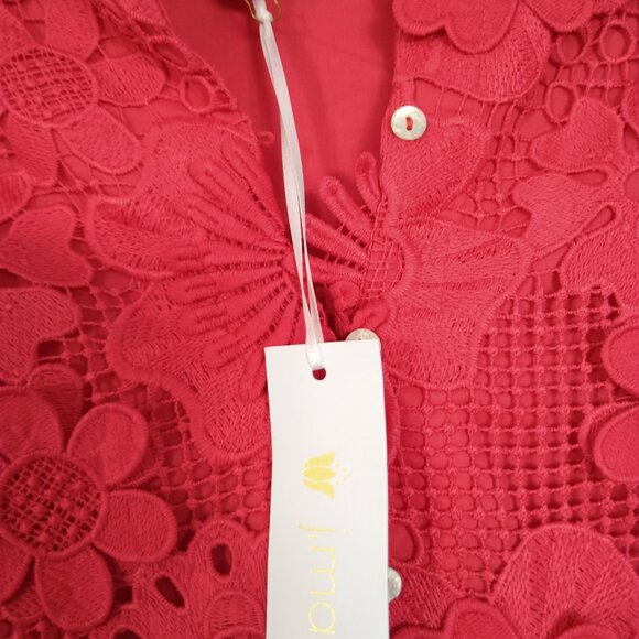 NWT! J.Marie Dress ONLY $59! Retail $168! Seraphina Floral 3D Lace Sz XS - Picture 5 of 9